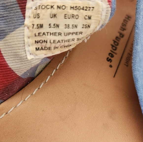 Hush Puppies Blue Women's Sandals - Picture 6 of 12